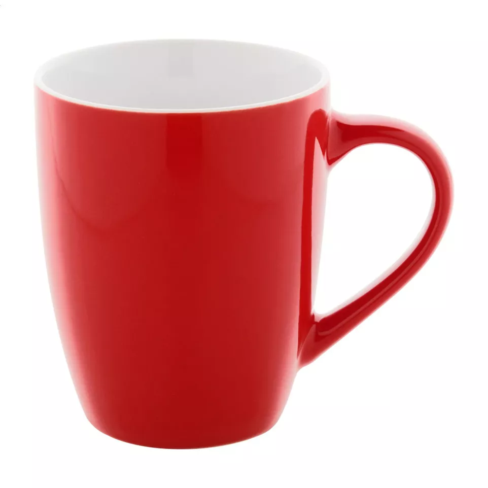 Gaia red white mug 