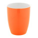 Gaia orange white mug 