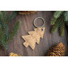 Korkki natural  Christmas keyring 