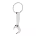 Spanner silver  bottle opener keyring 
