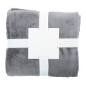 Vantaa gris  couverture en flanelle RPET 