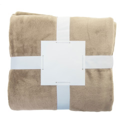 Vantaa beige  RPET flannel blanket 