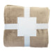Vantaa beige  RPET flannel blanket 