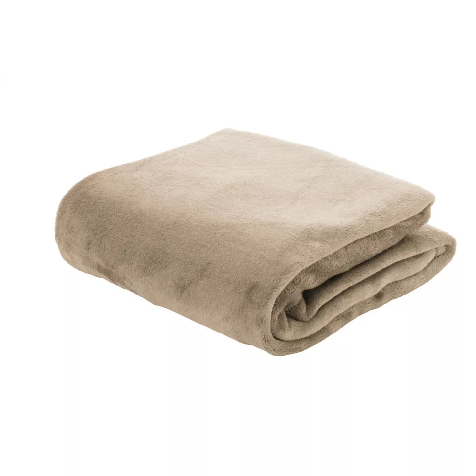 Vantaa beige  RPET flannel blanket 