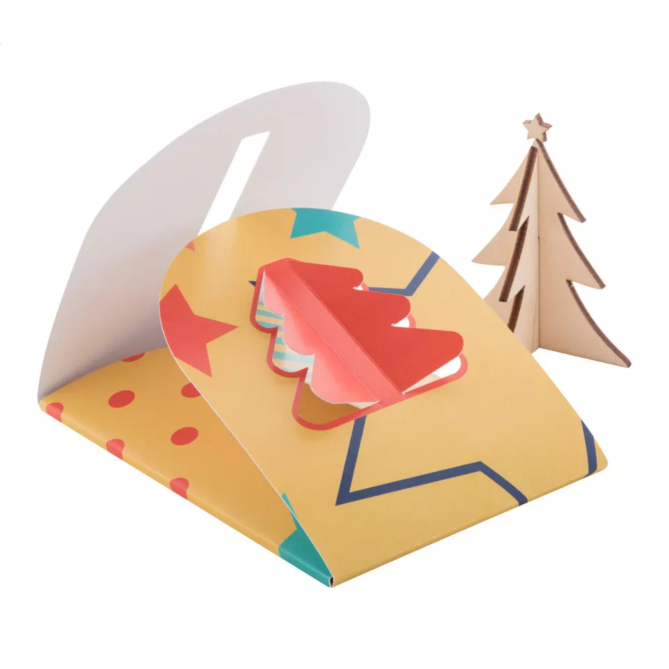 Creax Max blanc  Carte de Noël 