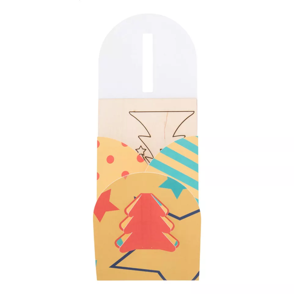 Creax Max blanc  Carte de Noël 