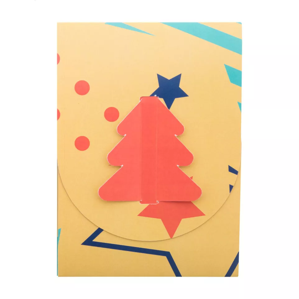 Creax Max blanc  Carte de Noël 