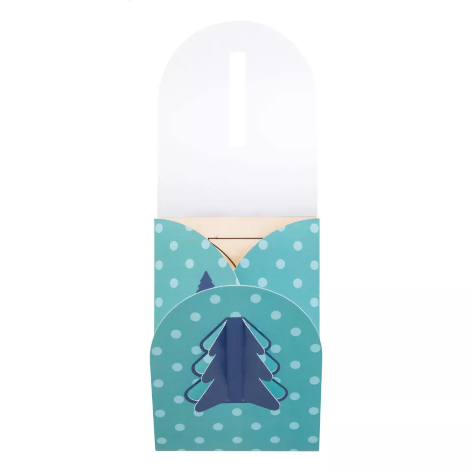 Creax Max blanc  Carte de Noël 