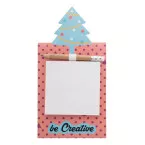 CreaStick Fridge Xmas wit  custom made koelkastmagneet 