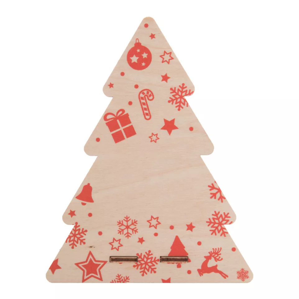 Vallvik red natural Christmas desk...