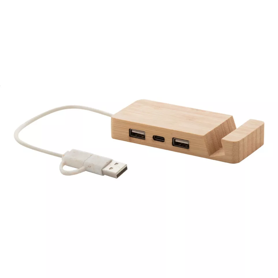 Mobaru natuurlijk  USB hub 