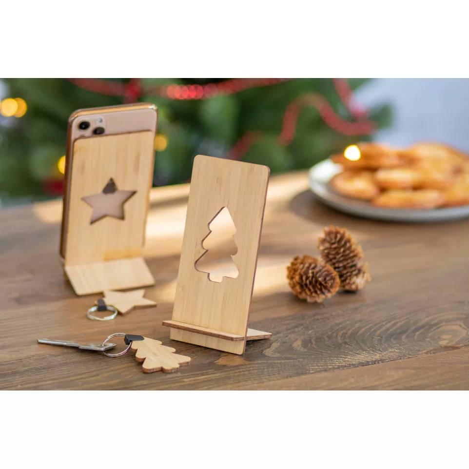 Fjerny naturelle  Porte-clé de Noël,...