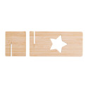 Kannykka natural  mobile holder, star 