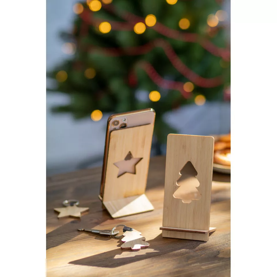 Kannykka natural  mobile holder, star 