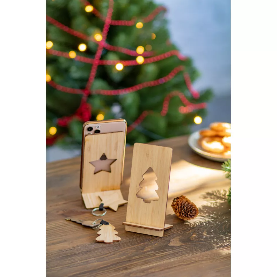 Kannykka natural  mobile holder, star 