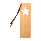 Xommark natural  Christmas bookmark, star 