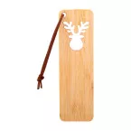 Xommark natural  Christmas bookmark, reindeer 