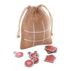 Juxo natural  Christmas tic-tac-toe, ornament & gift box 
