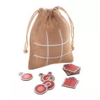 Juxo natuurlijk  Kerst tic-tac-toe; versiering & kadodoos 