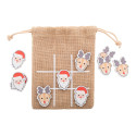 Juxo natural  Christmas tic-tac-toe, Santa Claus & reindeer 