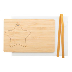 BooCard natuurlijk  Kerstkaart, ster 