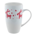 Lempaa white  porcelain Christmas mug 