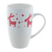 Lempaa white  porcelain Christmas mug 