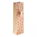 Majamaki W naturelle rouge sac cadeau Noël, vin 