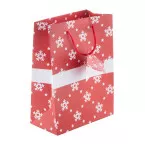 Palokorpi S red white Christmas gift bag, small 