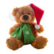 Ursus brown red plush teddy bear 