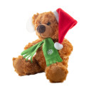 Ursus brown red plush teddy bear 
