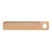 Lopsmarka natural  bamboo ruler, ball 