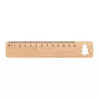 Lopsmarka natural  bamboo ruler, Christmas tree 