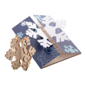 Creax Plus natural  Christmas card, snowflake 