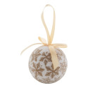 Aspelund gold white Christmas tree ornament 