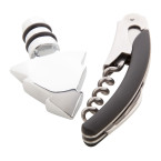 Glögg silver black wine set 