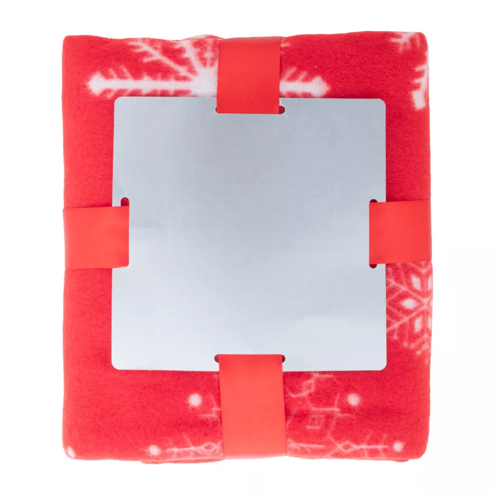 Uppsala red white polar blanket 