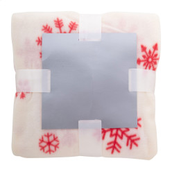 Uppsala white red polar blanket 