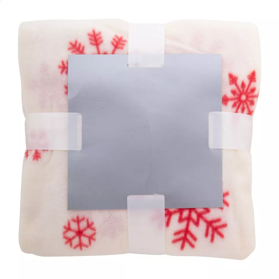 Uppsala white red polar blanket 