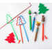 Göte vert  stylo à bille avec animal, sapin de Noël 