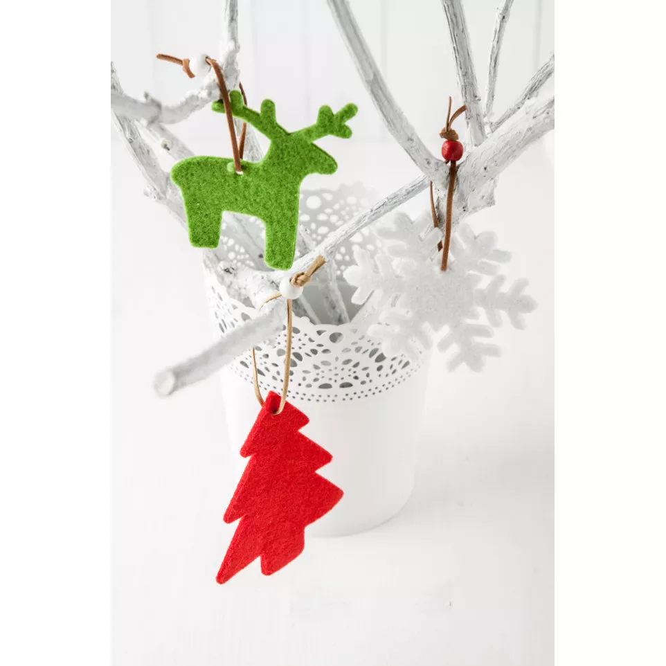 Yamra blanc  Décoration de Noël  