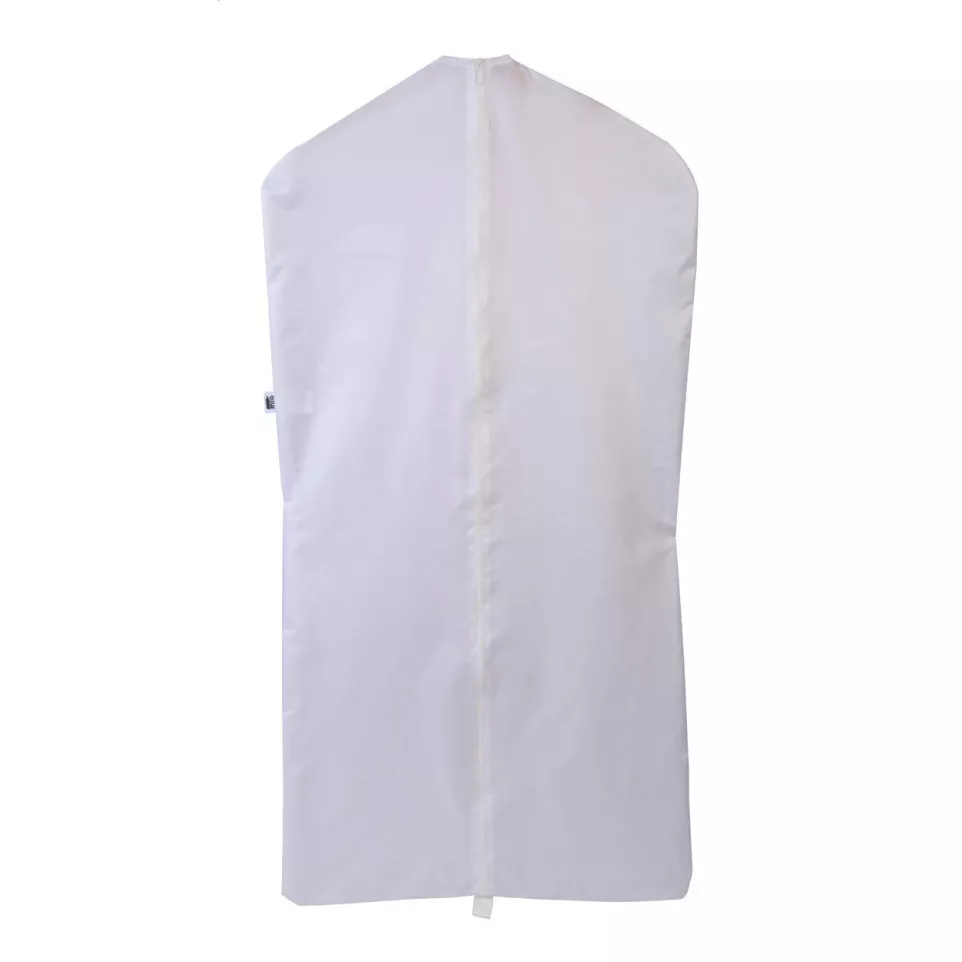 SuitSave white  custom garment bag 