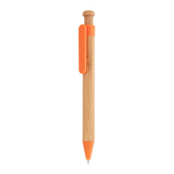 Looky orange natural ballpoint pen 