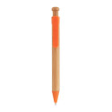 Looky orange natural ballpoint pen 