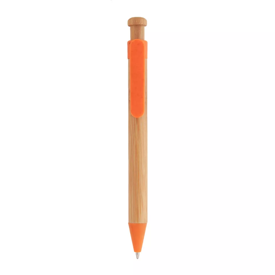 Looky orange natural ballpoint pen 