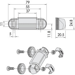 Adjustable Strike Plate -8...