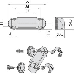 Adjustable Strike Plate -8...