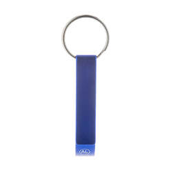 Rallop blauw  flesopener sleutelhanger 