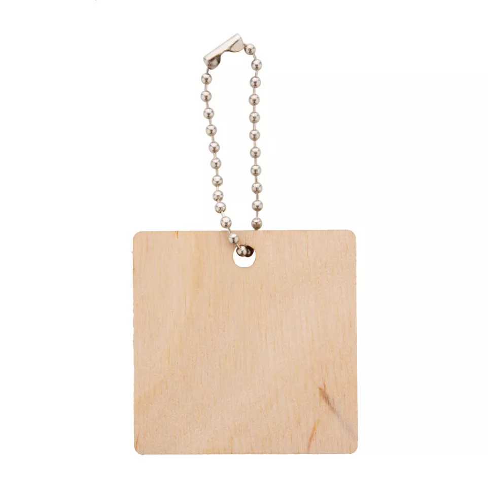 CreaFob Wood natural  custom keyring 