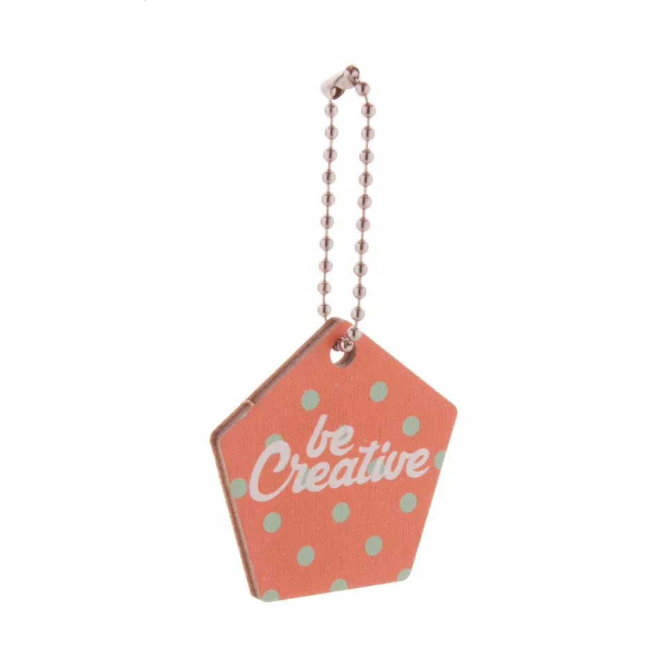 CreaFob Wood natural  custom keyring 